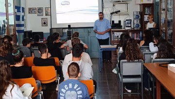 Ημερίδα Μετάφρασης από το Ιόνιο Πανεπιστήμιο πραγματοποιήθηκε στο Γυμνάσιο - Λ.Τ. Χάλκης