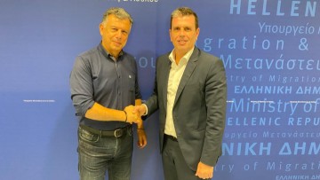 Συνάντηση του υπουργού Μετανάστευσης και Ασύλου Δημήτρη Καιρίδη με τον Δήμαρχο της Κω Θεοδόση Νικηταρά