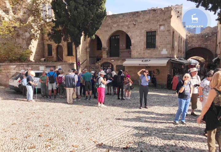 Οι τουρίστες χθες στη Μεσαιωνική Πόλη