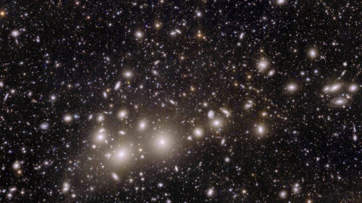 Το Σμήνος του Περσέα αποτελείται από 1.000 γαλαξίες και είναι μια από τις μεγαλύτερες δομές στο Σύμπαν (ESA/Euclid/Euclid Consortium/NASA)