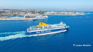 Τροποποίηση στα δρομολόγια των πλοίων της Blue Star Ferries λόγω κακοκαιρίας