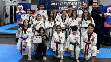 Εννιά μετάλλια κατέκτησε ο ΓΑΟ Κολοσσός Ρόδου στο 14ο διεθνές πρωτάθλημα τάεκβοντό της Σόφιας!