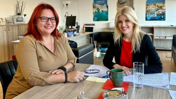 Συνάντηση της δημάρχου Τήλου με την υφυπουργό Τουρισμού