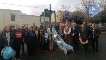 Παραδόθηκε η νέα παιδική χαρά στο 1ο Ειδικό Σχολείο Ρόδου