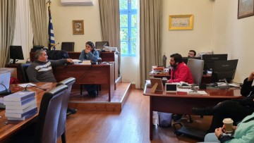 Συνάντηση εργασίας στον δήμο Χάλκης για τη λειτουργία των υποδομών του νησιού