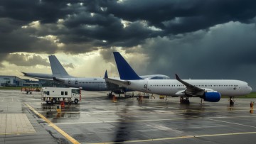 Οι ριπές των ανέμων  προκάλεσαν αναταράξεις στις πτήσεις και ταλαιπωρία εκατοντάδων επιβατών