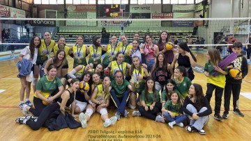 Ξανά στην κορυφή των Kορασίδων στο βόλεϊ η Τελχινίδα!