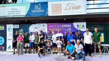 Σε υψηλότερο επίπεδο φέτος το “MT200 Rhodes ITF Seniors 2024” στις εγκαταστάσεις του ΡΟΑ