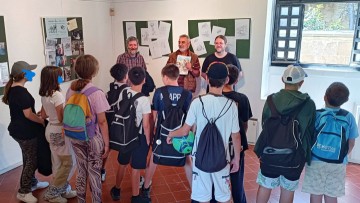 Σκίτσα του Βαγγέλη Παυλίδη θαύμασαν  οι μαθητές του 14ου Δημοτικού Σχολείου
