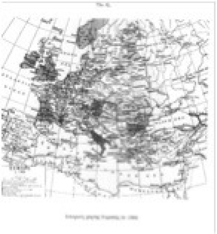 Ιστορικός χάρτης Ευρώπης (π. 1360)