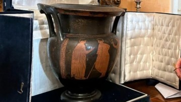 «Επαναπατρισμός» αττικού κρατήρα  του 5ου αι. π.Χ.