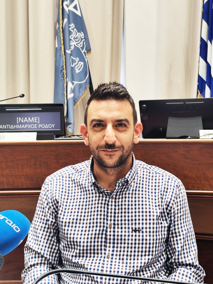 Ο αντιδήμαρχος Μεσαιωνικής Πόλης  και Μνημείων, Γ. Παυλούς