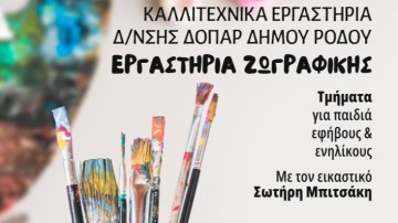 Εργαστήρια ζωγραφικής  σε Αφάντου, Καλυθιές και Κοσκινού