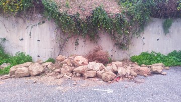 Κατολισθήσεις στην Αντιναυάρχου Λάσκου