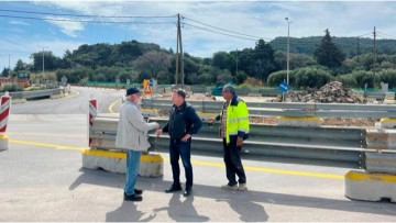 Σχεδόν έτοιμος και ο κυκλικός κόμβος στην περιοχή του αεροδρομίου