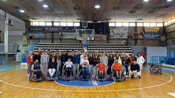 Επίσκεψη 1ου ΓΕΛ Ρόδου στην ομάδα μπάσκετ με αμαξίδιο ΓΣ Δωδεκάνησος