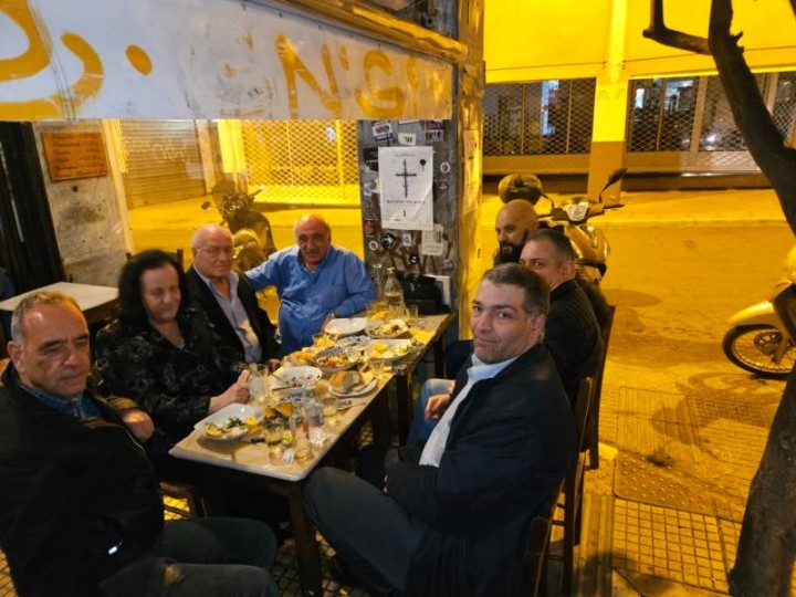Στιγμιότυπο από το δείπνο στο ΚΑΣΤΕΛΛΟ