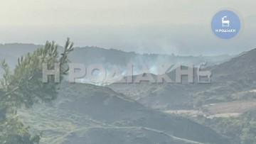 Υπό έλεγχο η φωτιά που ξέσπασε το απόγευμα της Κυριακής  στη Θεολόγο