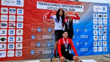 Τρία μετάλλια του Ροδήλιου στο Πανελλήνιο Πρωτάθλημα Cyclocross στη Λάρισα