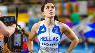 Η Ραφαέλα Σπανουδάκη στο προπονητικό καμπ 4x100 στο Ολυμπιακό Στάδιο