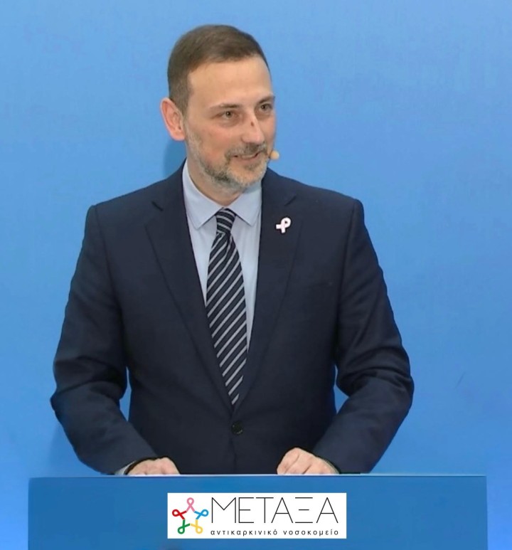 Ο Διοικητής του Νοσοκομείου Μεταξά  κ. Σαράντος Ευσταθόπουλος