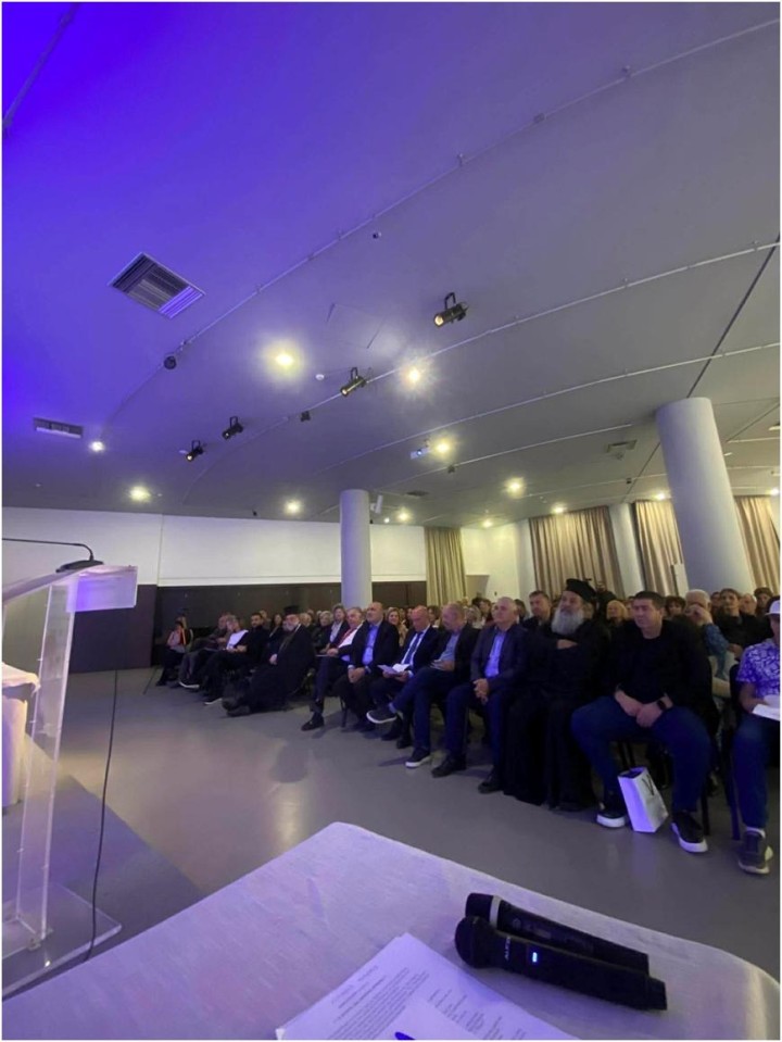 Κατάμεστη η αίθουσα του Νεστοριδείου Μελάθρου στην παρουσίαση του νέου βιβλίου της Μαρίας Αρβανιτάκη 