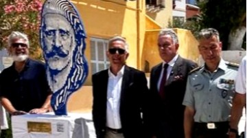 Καστελλόριζο: Τιμή στον Εμμανουήλ Κισθήνιο με την αποκάλυψη της προτομής του