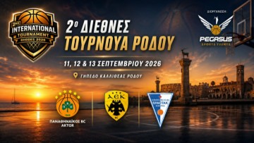 Οι... εκπλήξεις του 2oυ International Tournament Rhodes 2026 στους φιλάθλους