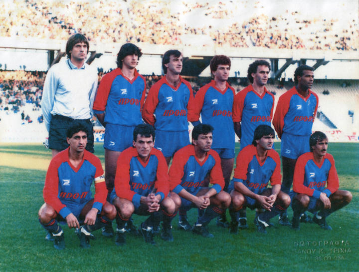 Την 1η χρονιά που ο Διαγόρας ανέβηκε στην Α’ εθνική κατηγορία (1986-1987)