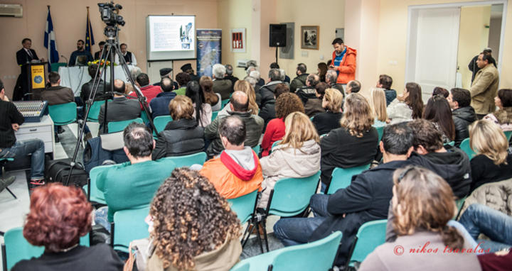 Άποψη της αίθουσας με συμμετέχοντες 